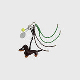 Tennis Dachsy Charm